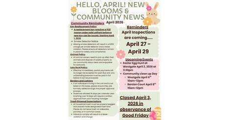 April 2026 Newsletter | Robeson County Housing Authority | Lumberton, NC