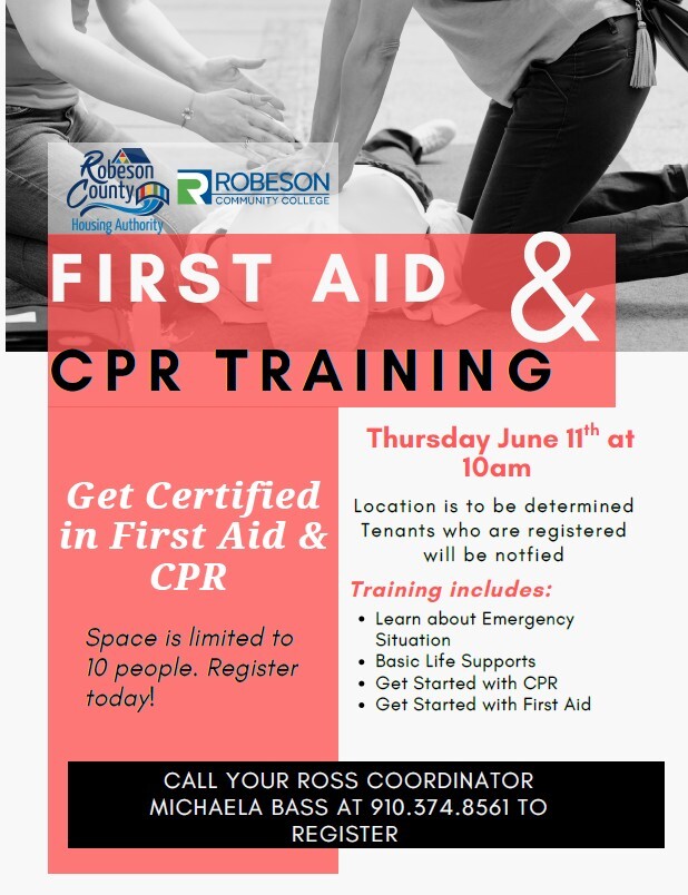 First Aid and CPR Fly.er All information as listed below.