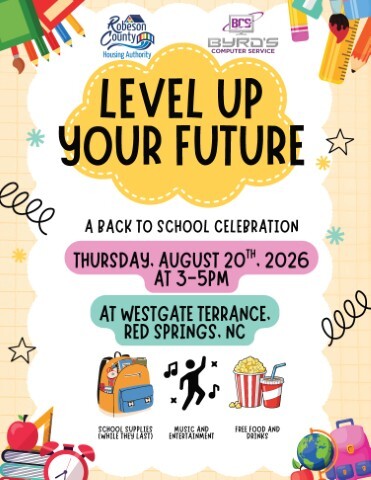 Back to School flyer, the information on this flyer is in the text above. 