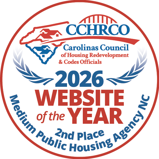 CCHRCO 2026 website of the year first place medium public housing agency NC